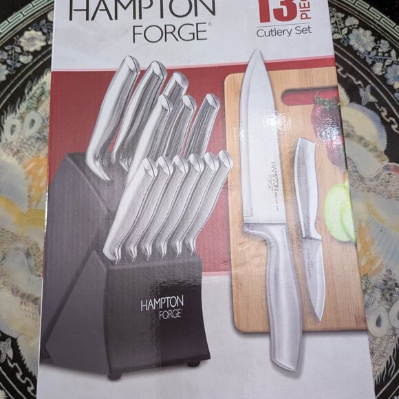 Hampton Forge cutlery sets - 2 sets and bread knife. Never used, new in boxes. - Picture 2 of 11